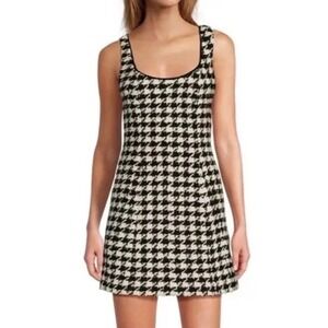 Antonio Melani Macy Houndstooth Mini Dress Size‎ 12 NWT